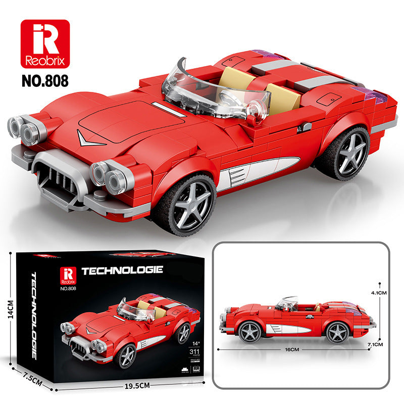 Reobrix Car Building Blocks Sports Car