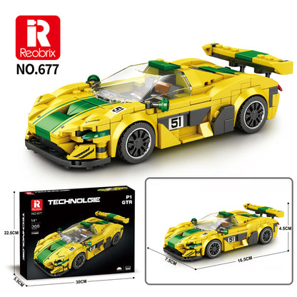 Reobrix Car Building Blocks Sports Car