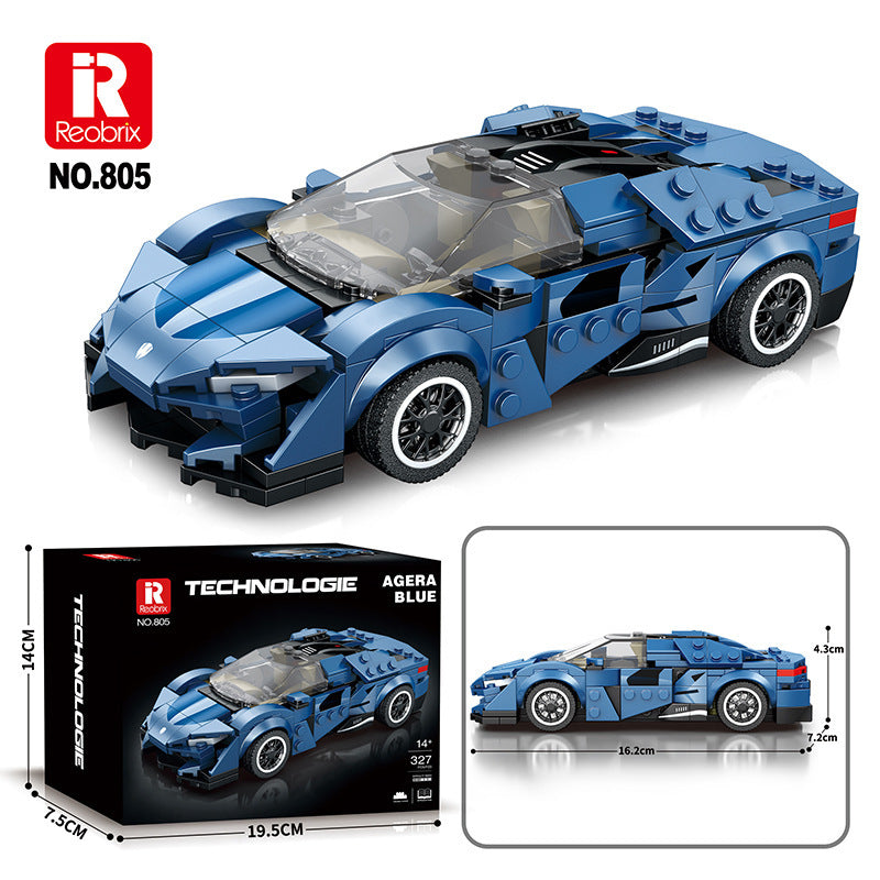 Reobrix Car Building Blocks Sports Car
