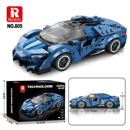 Reobrix Car Building Blocks Sports Car