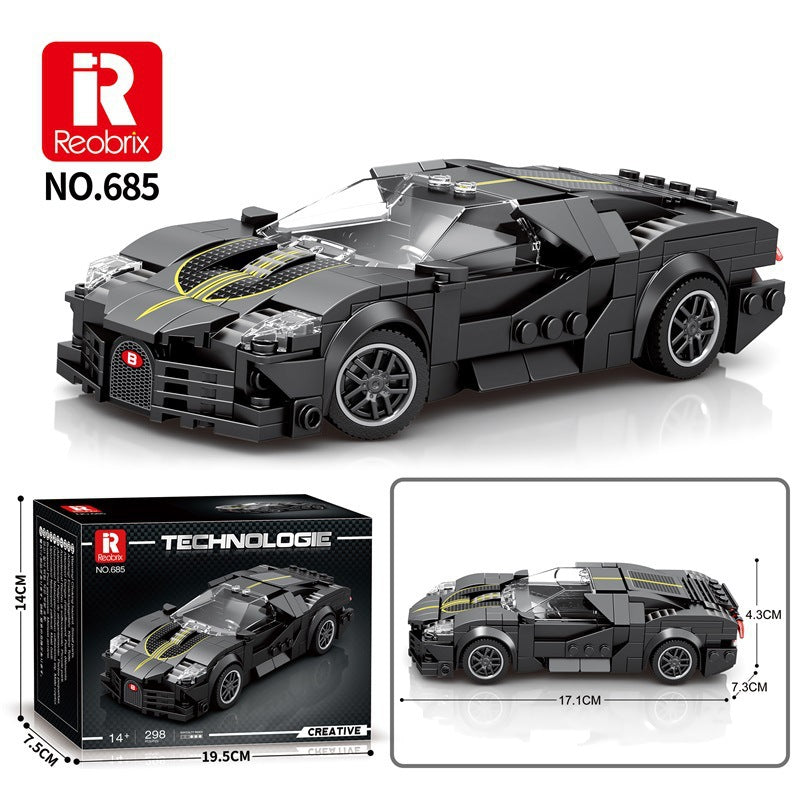 Reobrix Car Building Blocks Sports Car
