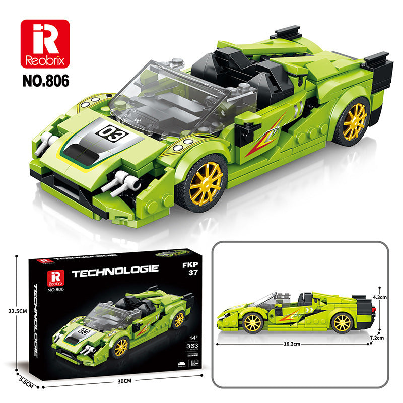 Reobrix Car Building Blocks Sports Car