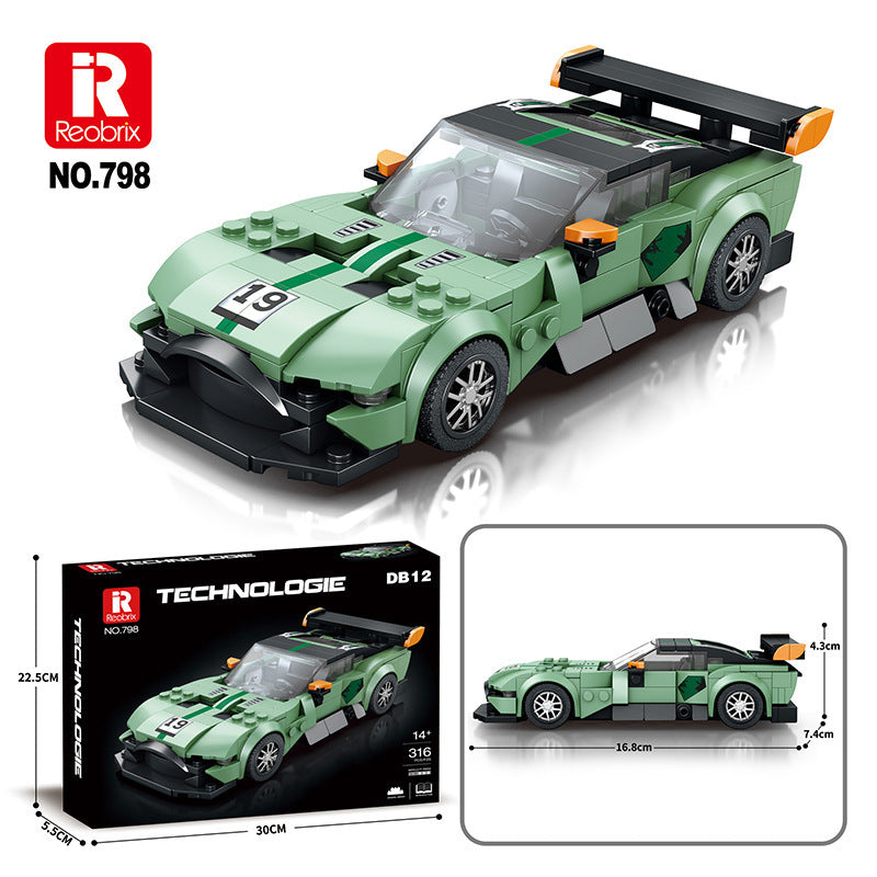 Reobrix Car Building Blocks Sports Car