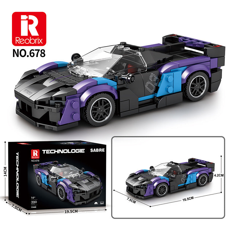 Reobrix Car Building Blocks Sports Car