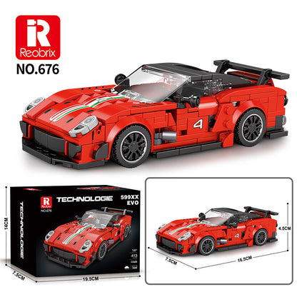 Reobrix Car Building Blocks Sports Car