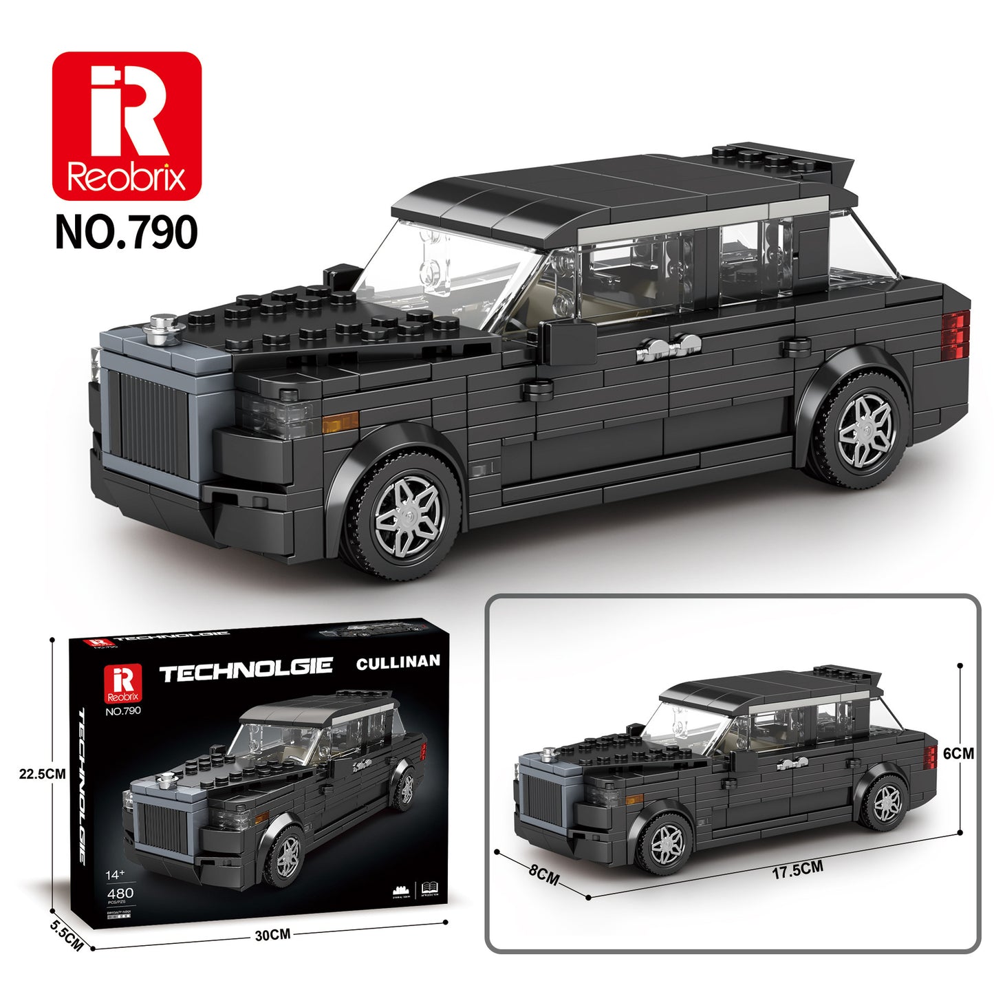 Reobrix Car Building Blocks Sports Car